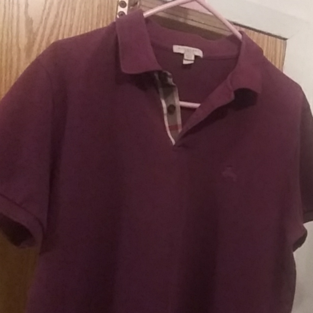 Men burberry polo shirt